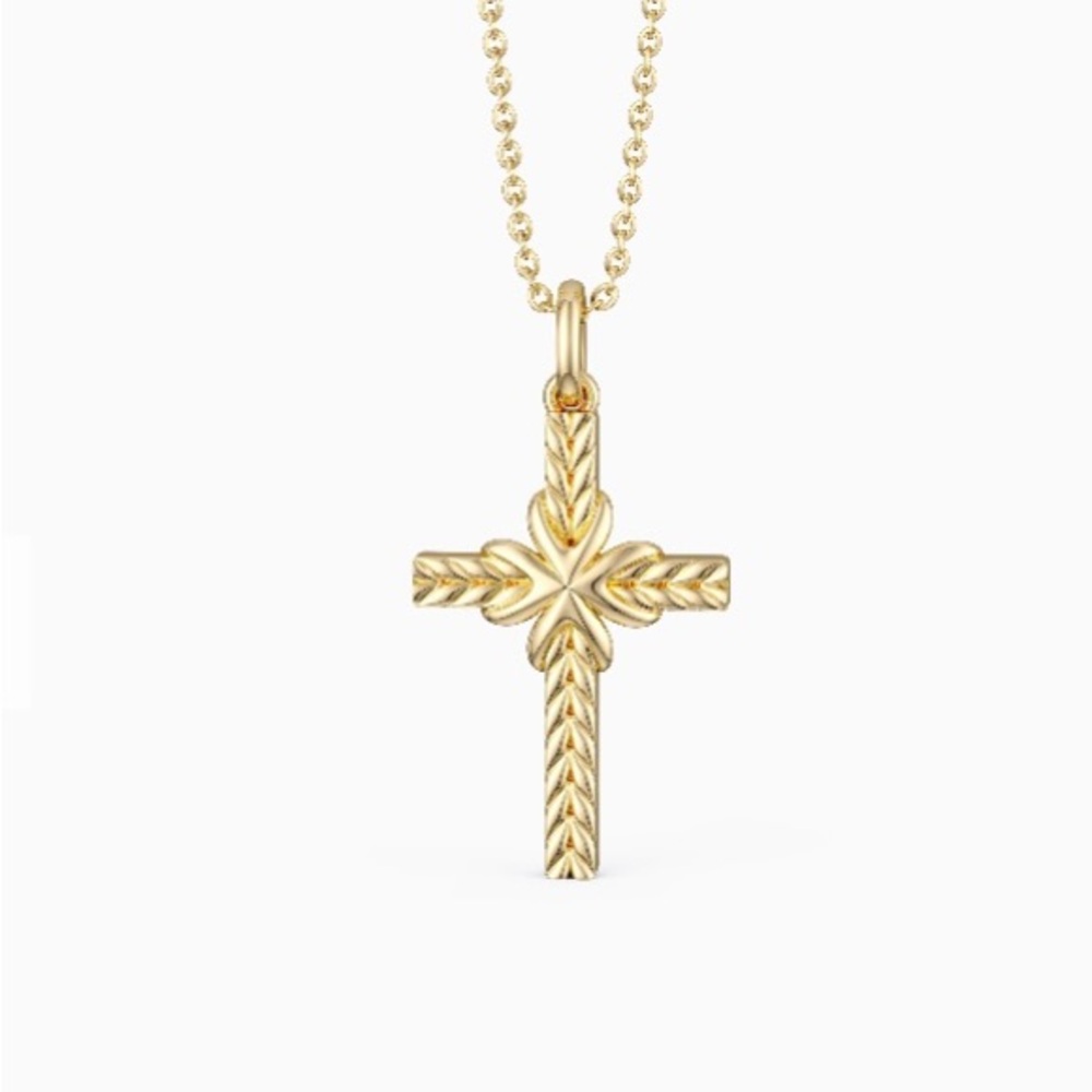 18k Gold Vermeil Cross